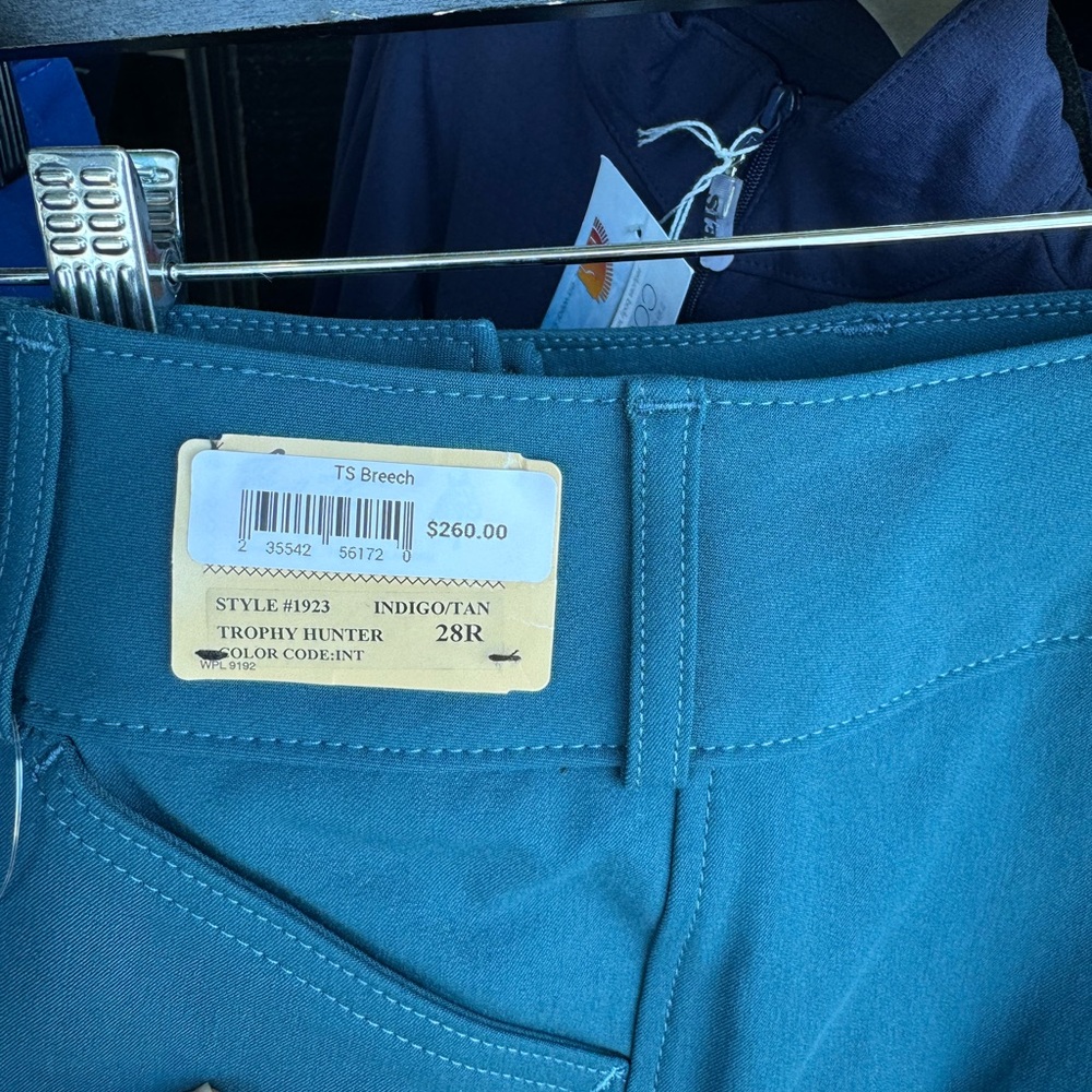 The Tailored Sportsman Blue Tan Leggings